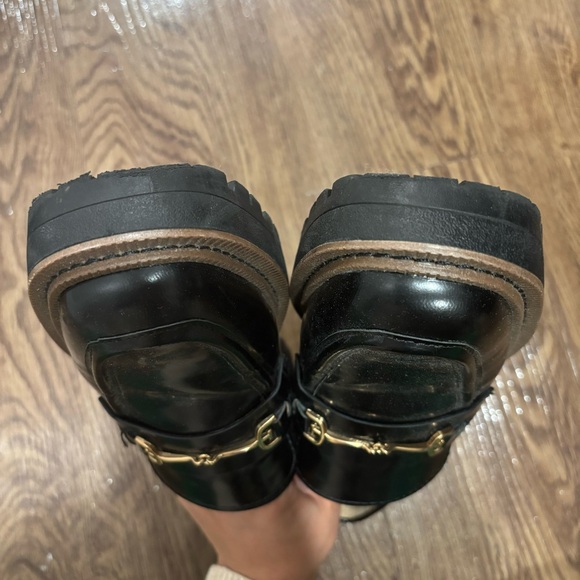 Sam Edelman Black Laurs Loafer Platform Shoes Size 6.5 - Picture 5 of 6